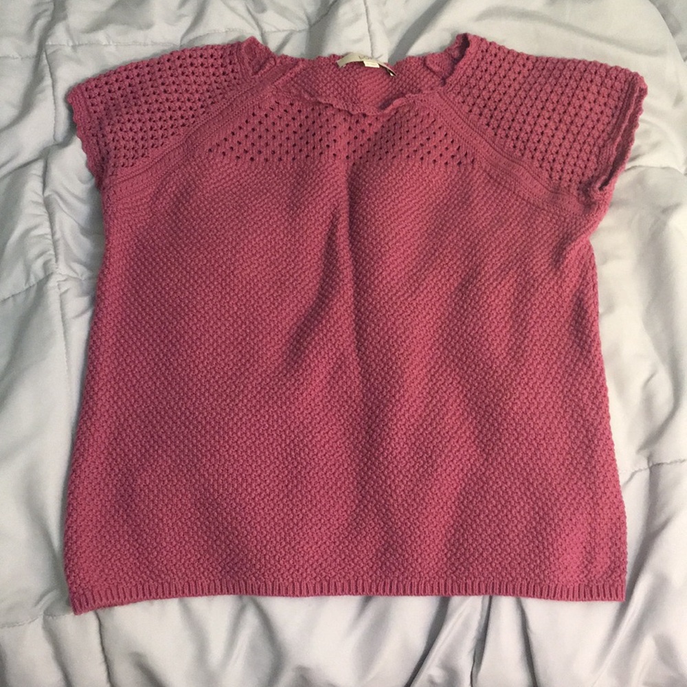 Loft short sleeve sweater